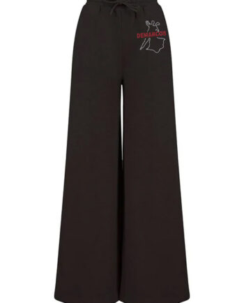 Demarco's Glitter Logo Wide Leg Joggers