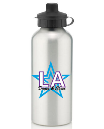 LA Dance & Cheer Silver Water Bottle