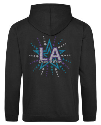 LA Dance & Cheer Glitter Zipped Hoodie