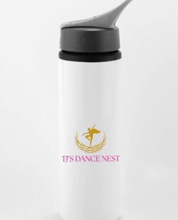 TJ'S Dance Nest Flip Up Straw Water Bottle