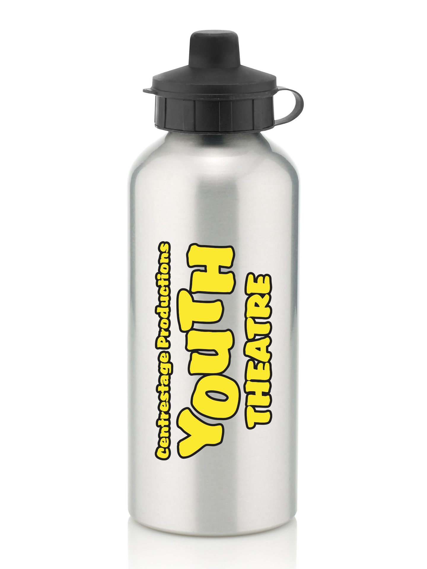 Centrestage Productions Youth Theatre Silver Water Bottle