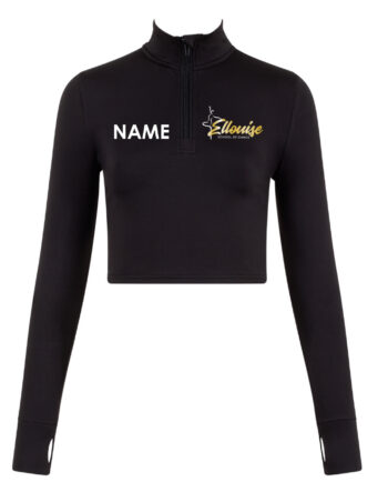 Ellouise Wilson School Of Dance Long Sleeve Zip Crop Top