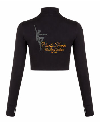 Carly Lewis School of Dance Long Sleeve Zip Crop Top