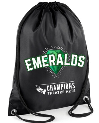 Champion Theatre Arts EMERALDS Drawstring Bag