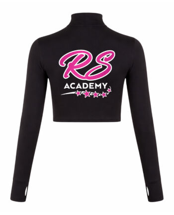 Rachael Smith School of Dance Long Sleeve Zip Crop Top