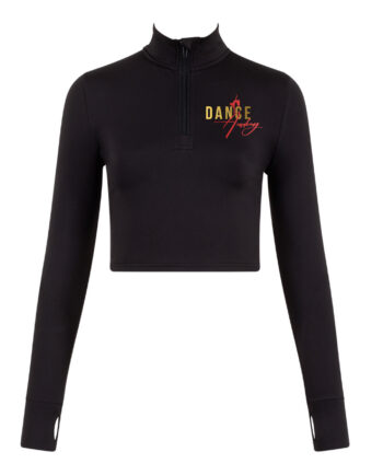 Dance Academy Swansea Long Sleeve Zip Crop Top