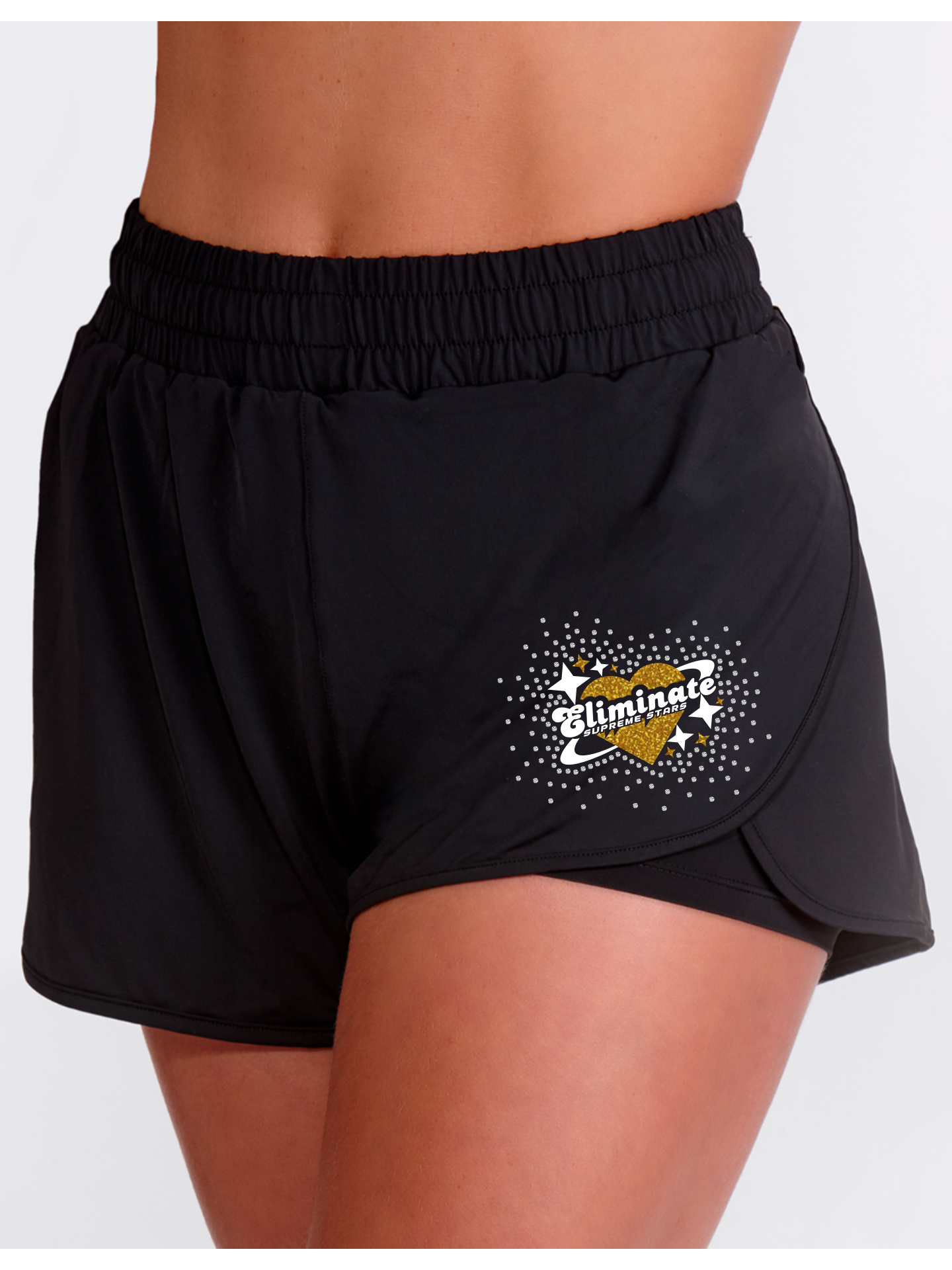 Ellouise School of Dance Eliminate Double Layer Shorts