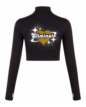 Ellouise School of Dance Elimiate Long Sleeve Zip Crop Top