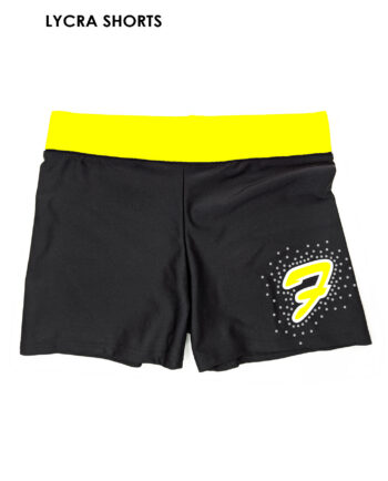 Caterham Allstars Cheerleading Team Fireflies Lycra Shorts**CUSTOM LYCRA 6-8 WEEK LEAD TIME**