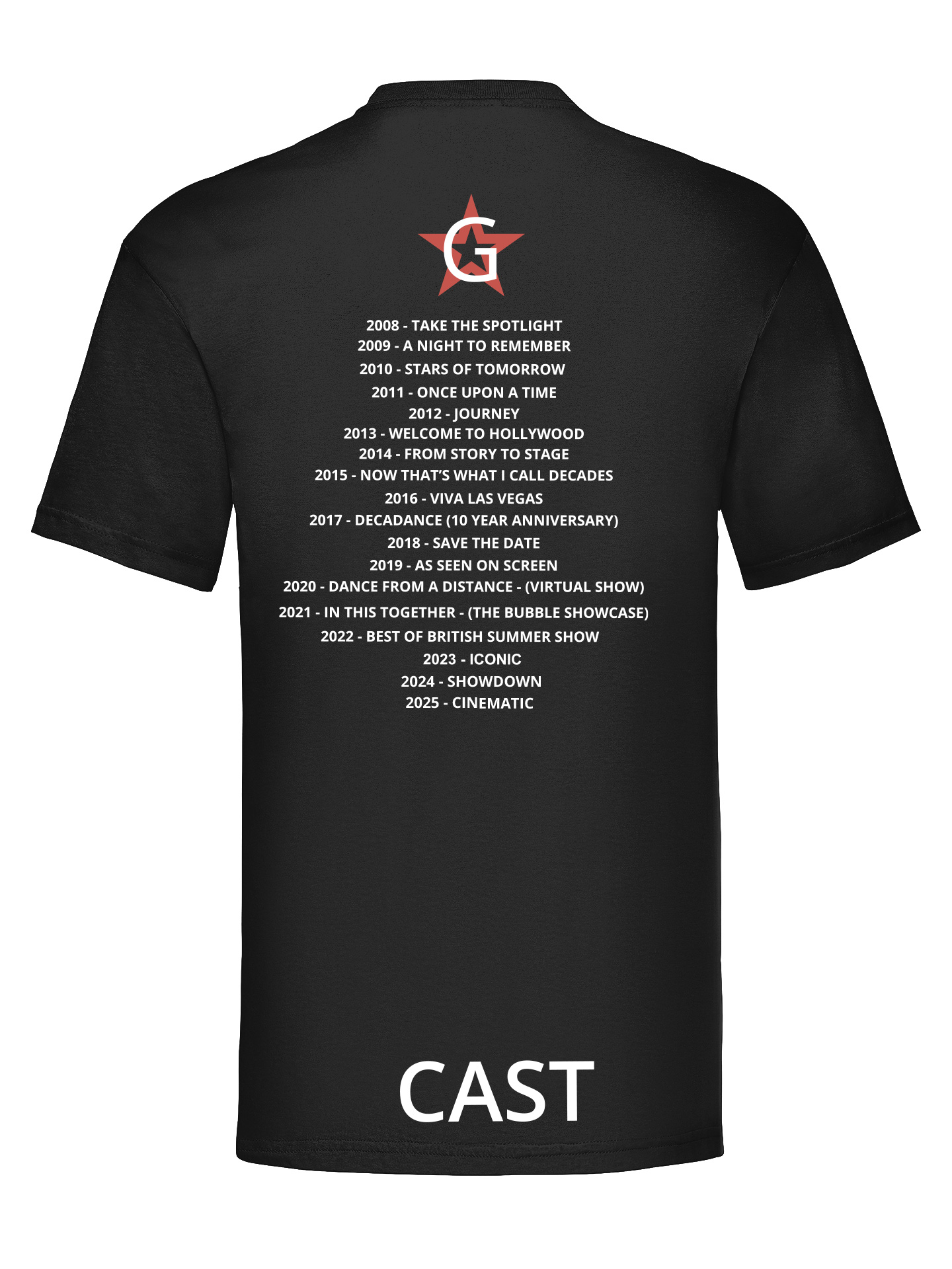 Gillham School of Performing Arts NEON SHOW T-Shirt - Image 2