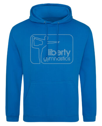Liberty Gymnastics Girls Sapphire Blue Pullover Hoodie