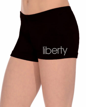 Liberty Gymnastics DRGN Custom made velour shorts *4 Week Lead Time*