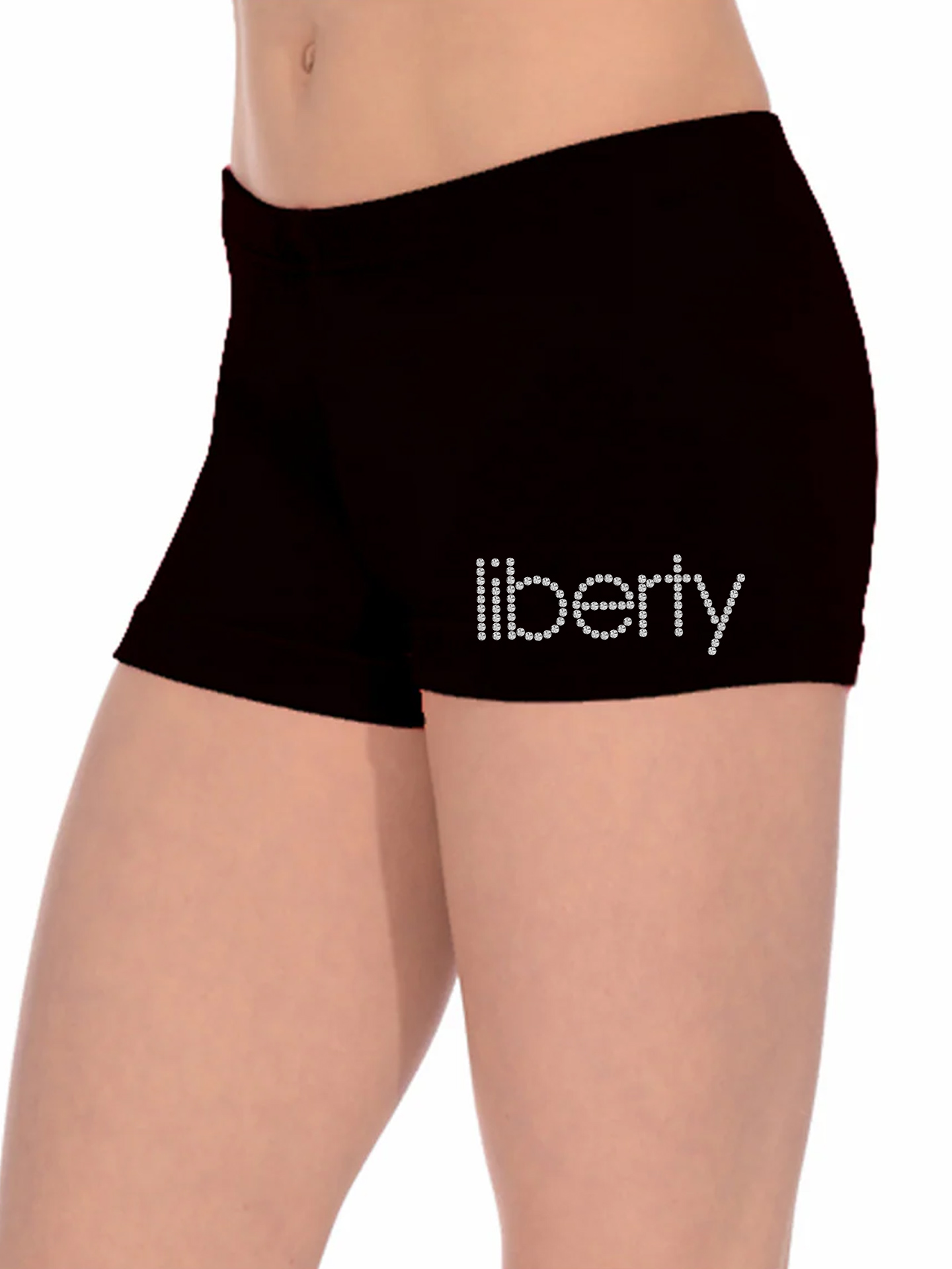 Liberty Gymnastics DRGN Custom made velour shorts *4 Week Lead Time*