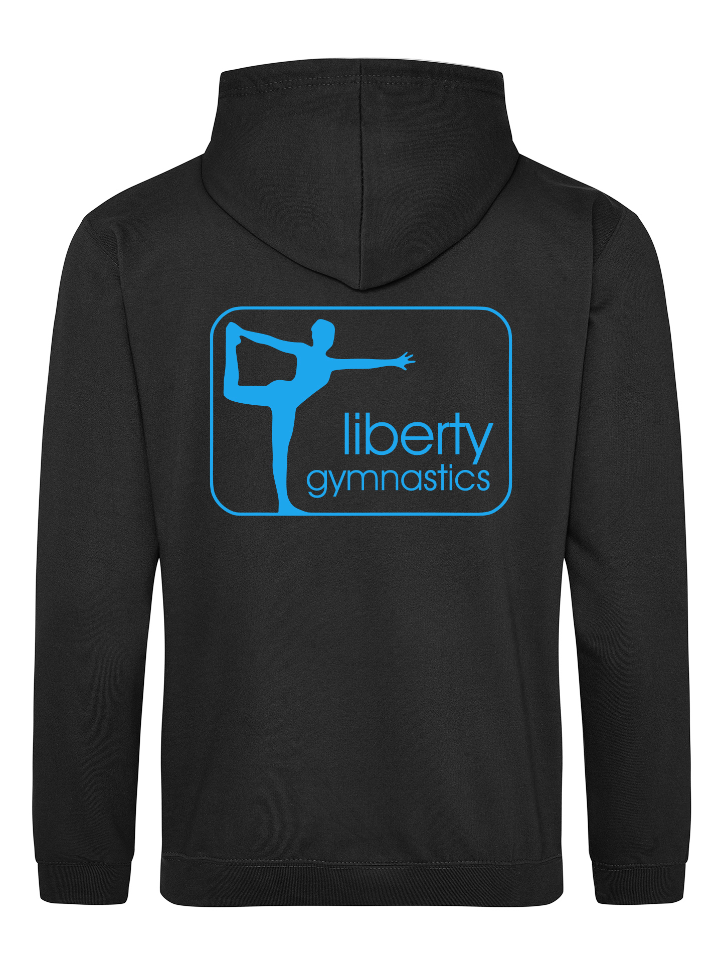 Liberty Gymnastics Boys Black Zipped Hoodie - Image 2