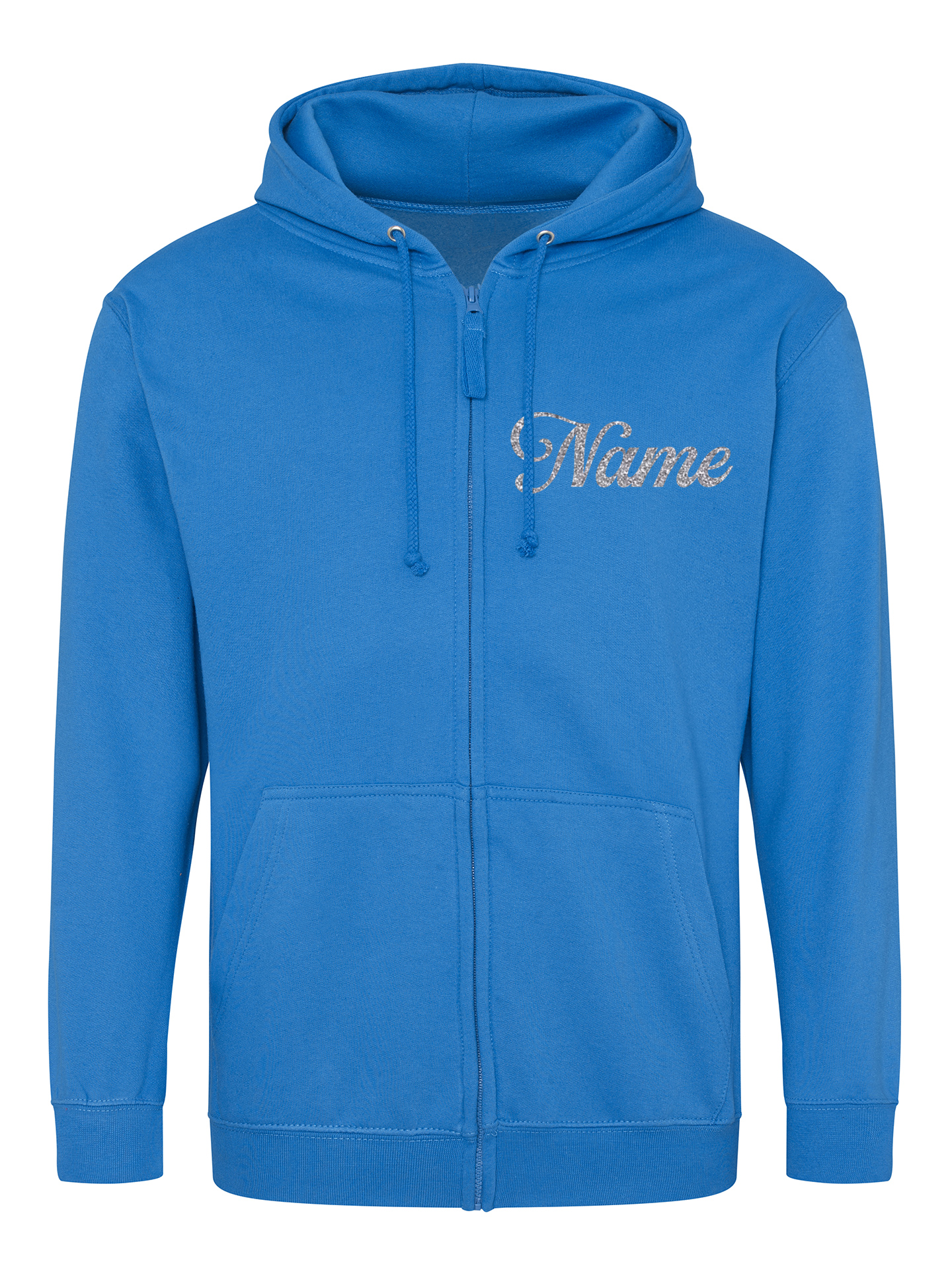 Liberty Gymnastics Girls Sapphire Blue Zipped Hoodie