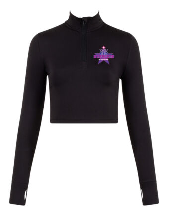 Steps Starlets  Long Sleeve Zip Crop Top