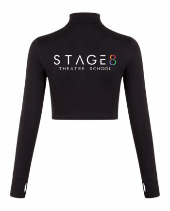 Stage 8 Theatre School Long Sleeve Zip Crop Top