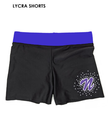 Caterham Allstars Cheerleading Team Nova Lycra Shorts**CUSTOM LYCRA 6-8 WEEK LEAD TIME**
