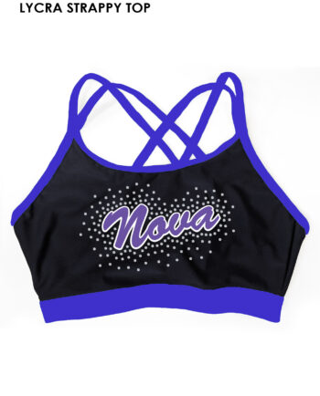 Caterham Allstars Cheerleading Nova Lycra Top**CUSTOM LYCRA 6-8 WEEK LEAD TIME**