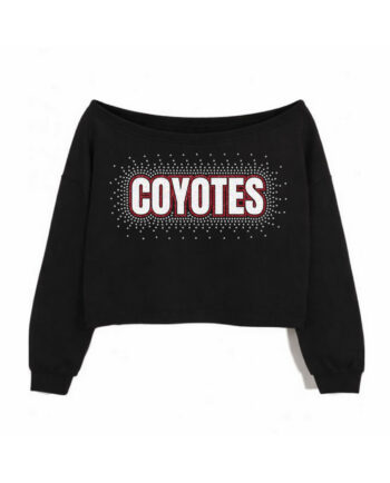 Coyotes Cheer and Dance Slouch Cropped Sweatshirt