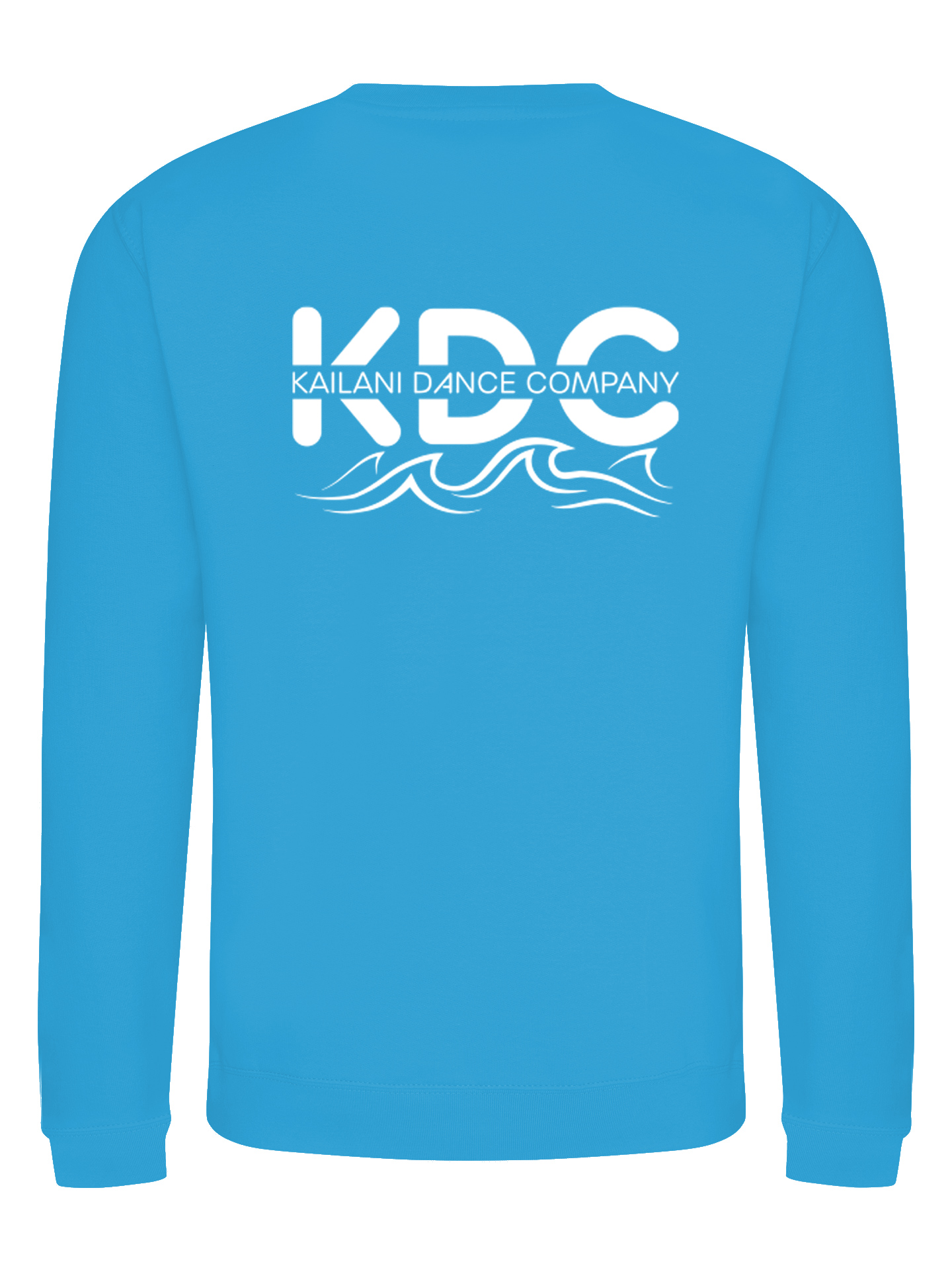 Kailani Dance Company Sapphire Blue Printed Sweatshirt - Image 2