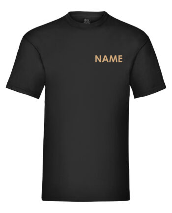 Line Dancing With Bonnie Black Printed T-shirt