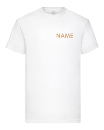 Line Dancing With Bonnie White Printed T-shirt
