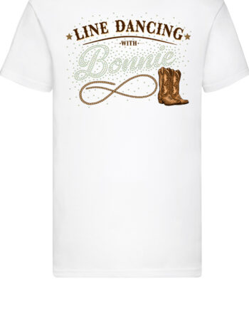 Line Dancing With Bonnie White T-shirt