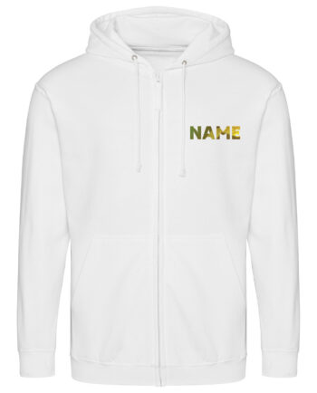 VGV Performing Arts White Zipped Hoodie