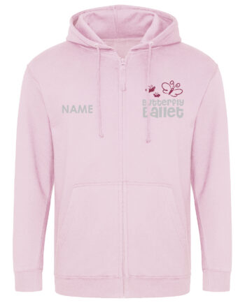 Butterfly Ballet Zipped Hoodie