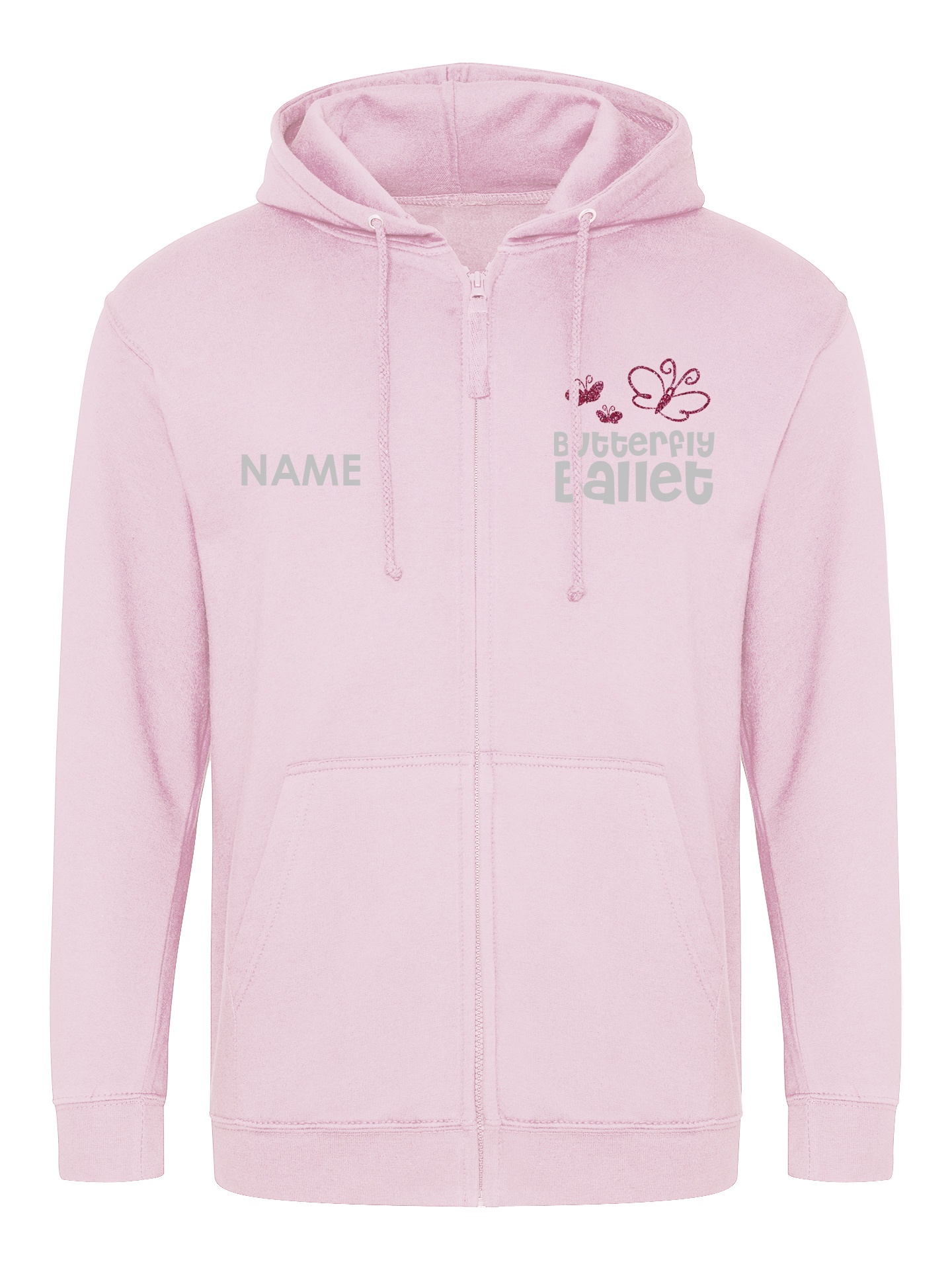Butterfly Ballet Zipped Hoodie