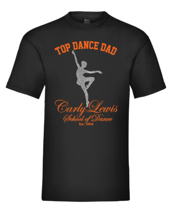 Carly Lewis School of Dance Rhinestone Dance Dad T-Shirt