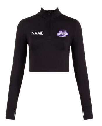 Dream Extreme Cheer And Dance Long Sleeve Zip Crop Top