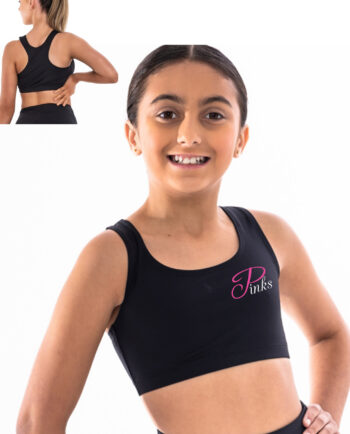 Pinks Racer Back Crop Top