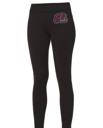 Pinks Rhinestone Athletic Leggings