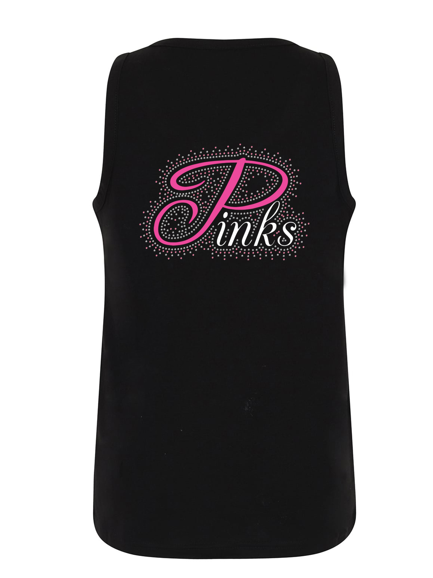 Pinks Rhinestone Stretch Vest - Image 2
