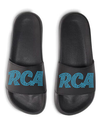 Raie Copp Academy Rhinestone Sliders