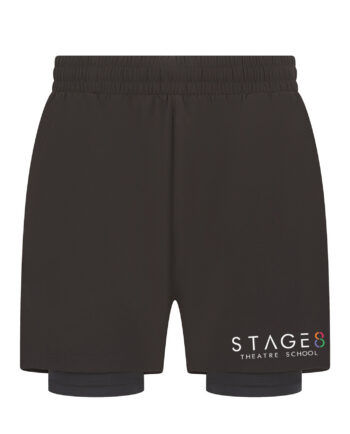 Stage 8 Theatre School Mens Double Layer Sports Shorts - Adults Only