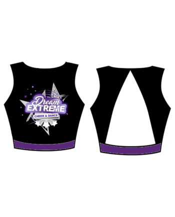 Dream Extreme Cheer And Dance Crop Top Style 10 *CUSTOM LYCRA 6-8 WEEK LEAD TIME*