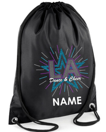 LA Dance and Cheer Rhinestone Gym Bag