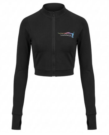 LoveToDance Full Zip Crop Jacket