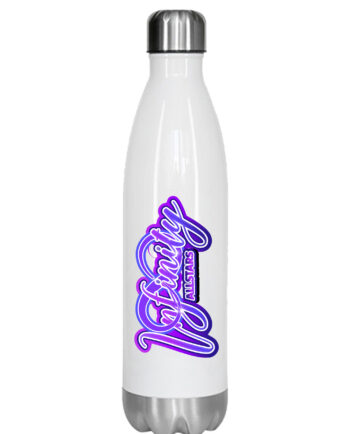 Infinity Allstars Holdall White Stainless Steel Water Bottle