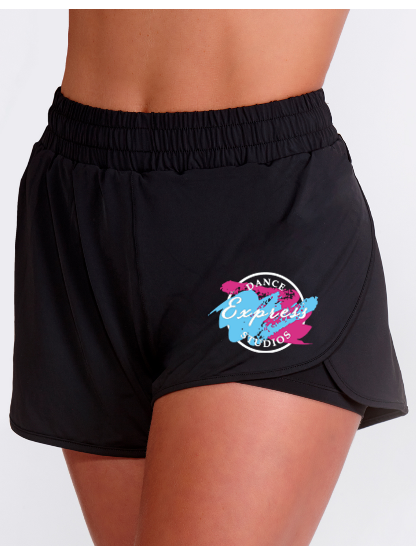 Express Dance Studios Double Layer Shorts