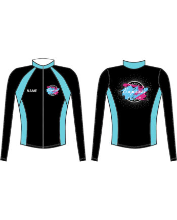 Express Dance Studios Rhinestone Lycra Jacket **CUSTOM MADE LYCRA 6-8 WEEK LEAD TIME**