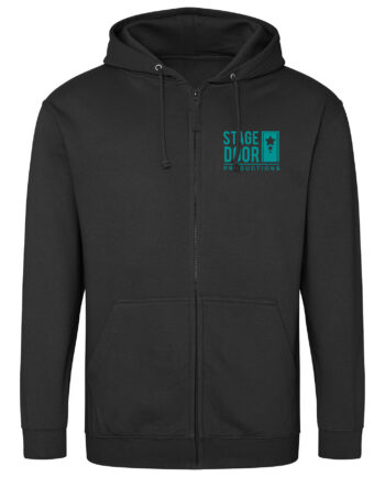 Stage Door Production Black Zipped Hoodie