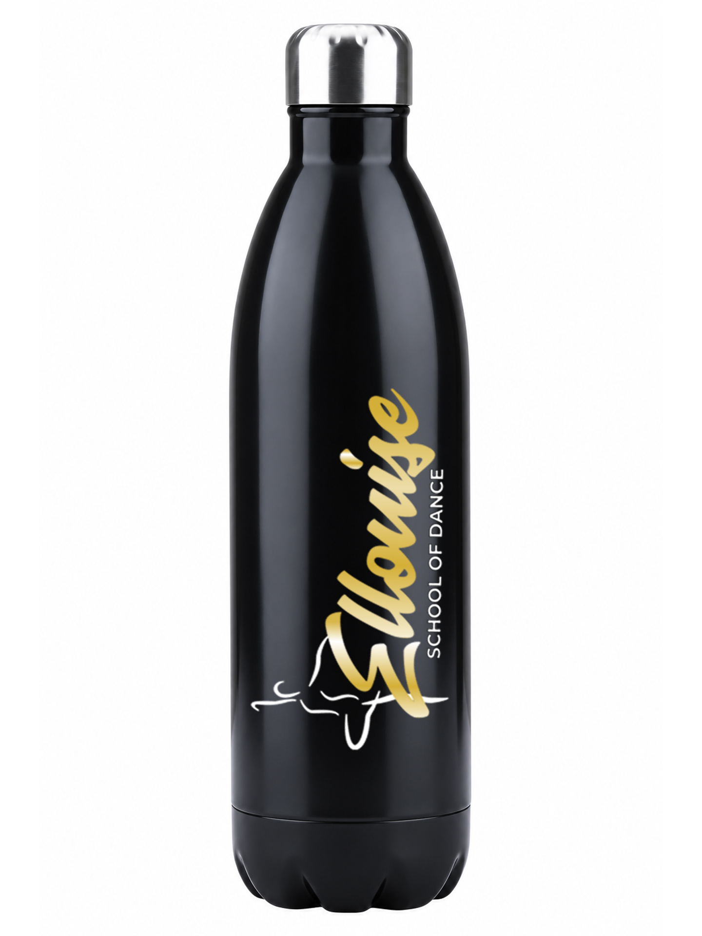 Ellouise School Of Dance Black Water Bottle