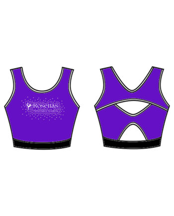 Rosettas Performance Academy Style 33 Crop Top **CUSTOM MADE LYCRA 6-8 WEEK LEAD TIME**
