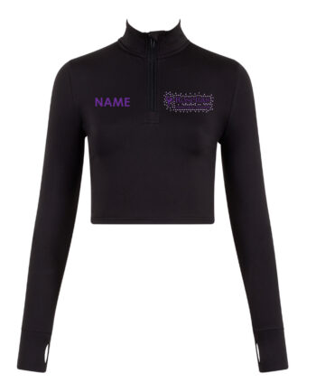 Rosettas Performance Academy Long Sleeve Crop Top