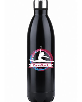 iDance Studio Black Water Bottle