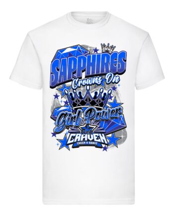 West Craven Cheer And Dance Sapphires T-shirt